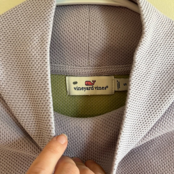 Lavender Vineyard Vines Mock Neck Pullover - Picture 8 of 8